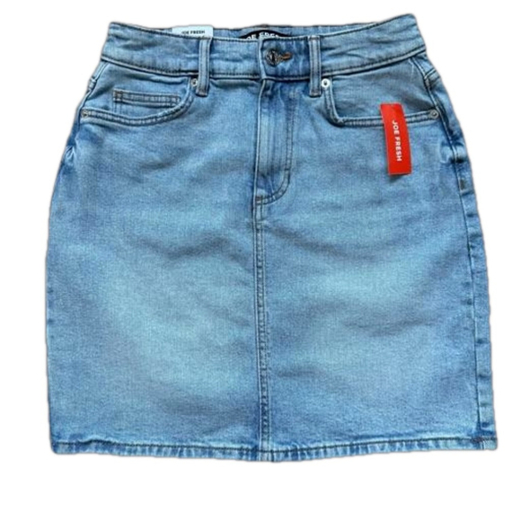 NWT Joe Fresh Denim Mini Skirt - Size 26